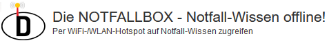 Helpdesk Notfallbox - Ein Service der Initiative "Deutschland funkt! Bürgernotfunk für JEDERMANN"